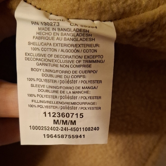 Wrangler Men's Brown Jacket Med 💙💙💙💙 - Picture 7 of 9